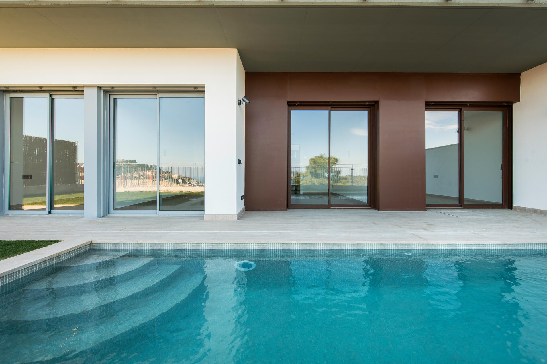 Villas del Sol Costa Brava Aussicht Panorama view Pool CG Immobilien - Ihr Traumhaus an der Costa Brava in Spanien nähe Barcelona